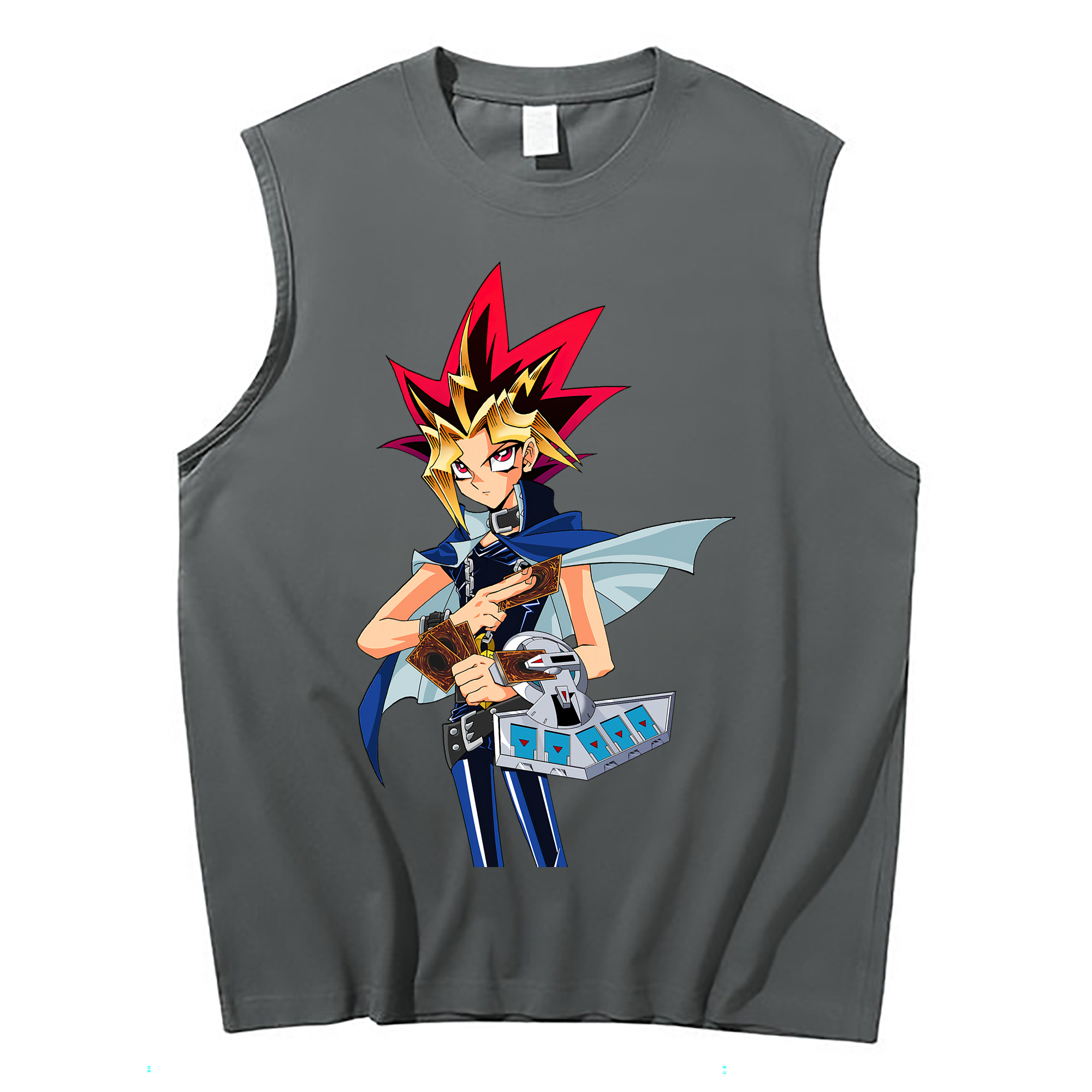 （画像用） 遊☆戯☆王 Yu-Gi-Oh! コットン100％タンクトップ（フロントプリント）